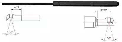 2110553 METZGER Газовая пружина, крышка багажник